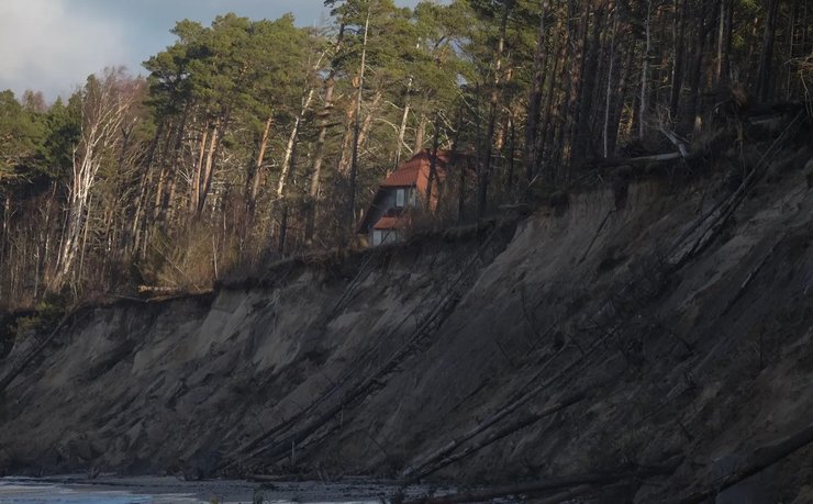 Берег Балтийского моря в Латвии
