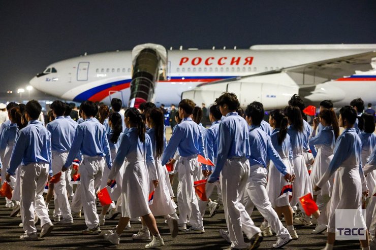 встреча путина в китае дети